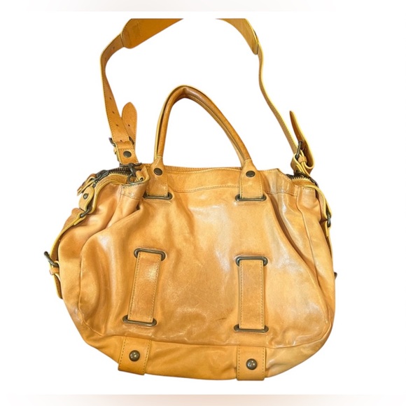 Theory Handbags - Theory bag  EUC 350 retail mustard  yellow Multiple pockets HOST PICK